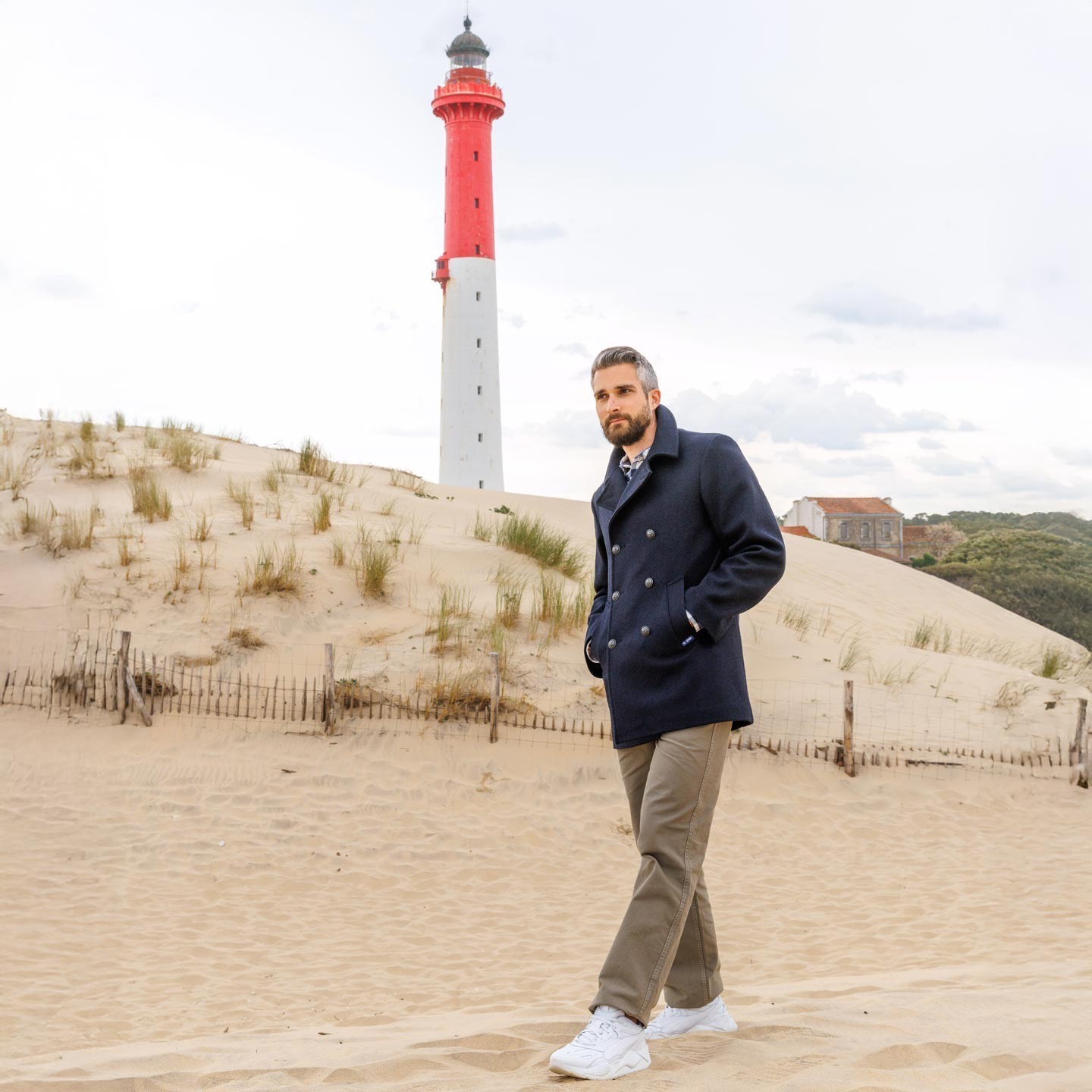 Authentic Breton Molène Peacoat – Made in France | Le Glazik Bretagne Cooperative