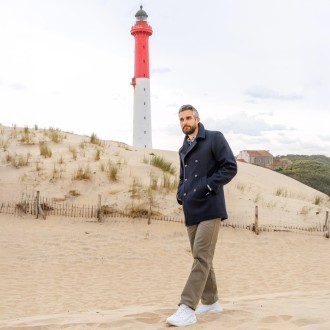 Authentic Breton Molène Peacoat – Made in France | Le Glazik Bretagne Cooperative