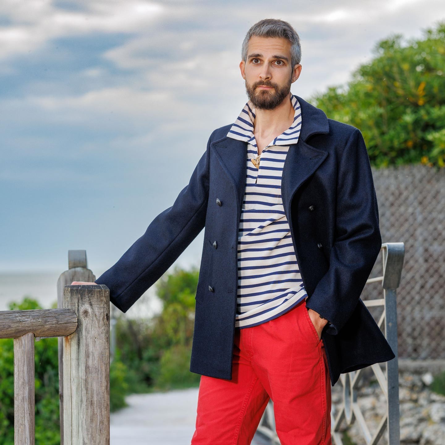 Authentic Breton Molène Peacoat – Made in France | Le Glazik Bretagne Cooperative
