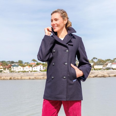 Caban Bréhat Femme Authentique caban des bretonnes fabriqué en France