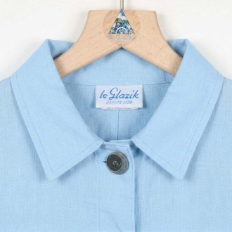Faenza woman Linen and cotton jacket cloud