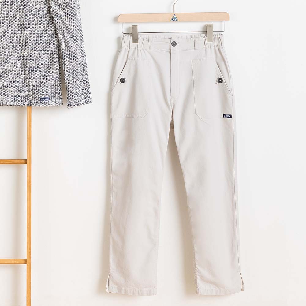 Pinta, Women Stretch Canvas capri pants - Maison Le Glazik