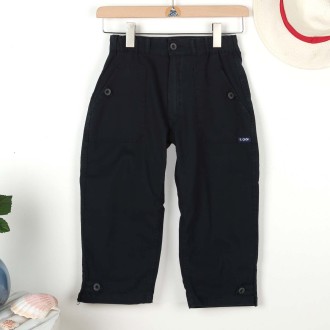 Pompadour, Corsaire en toile stretch coton pantacourt navy