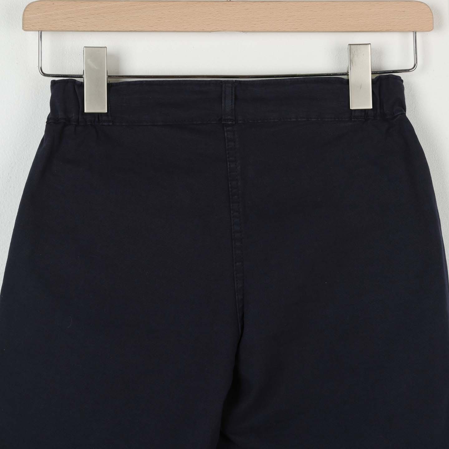 Pompadour, Corsaire en toile stretch coton pantacourt navy