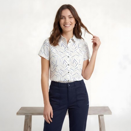 Molly, Fantasy printed Shirt in 100% cotton