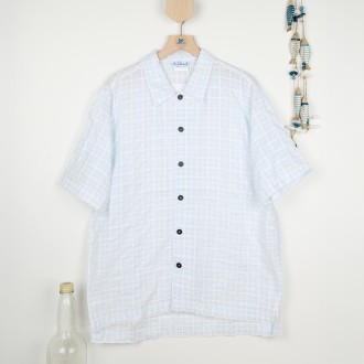 Caliorne, Chemise à carreaux très légère en 100% coton