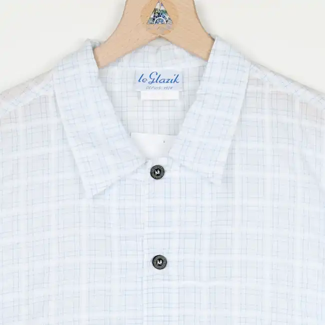 Caliorne, Chemise à carreaux très légère en 100% coton