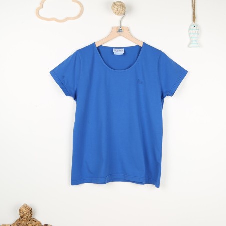 Zéa, T-shirt 100% cotton with Le Glazik logo bleu