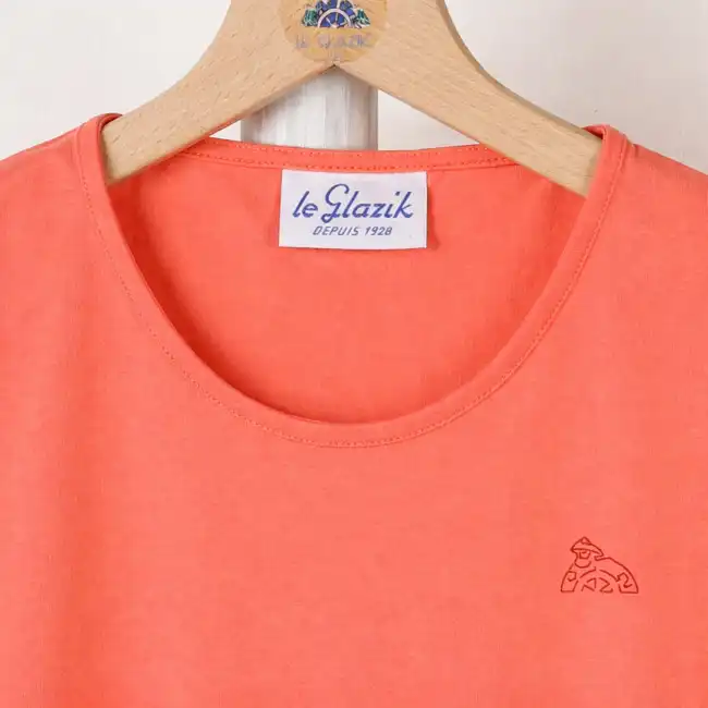 Zéa, T-shirt 100% coton avec logo Le Glazik