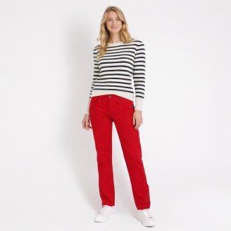 Florilège, Pantalon en toile stretch Kermes