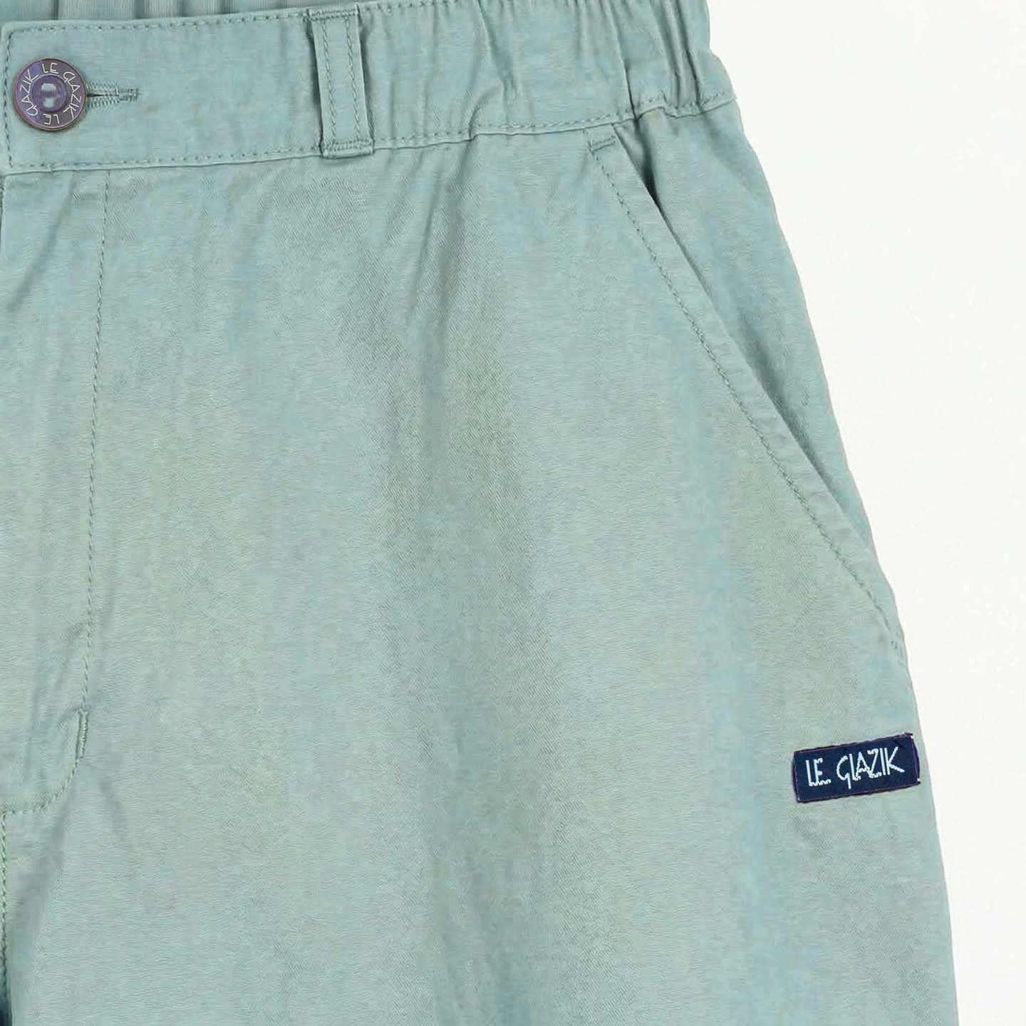 Barre, Bermuda shorts in strecth canvas romarin
