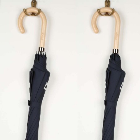 Parapluie à canne en bois siglé Le Glazik