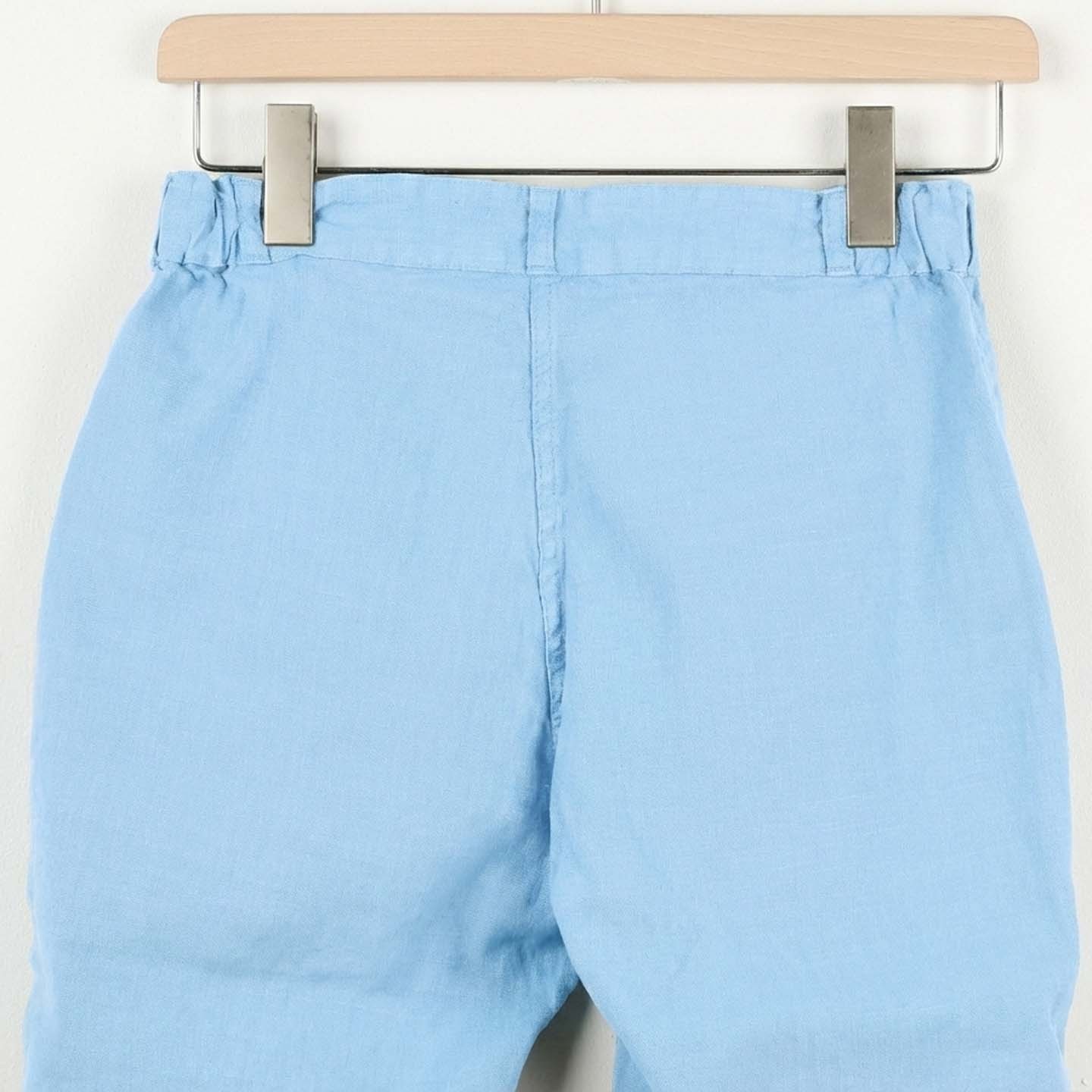 Blain, bermuda en coton & lin femme nuage