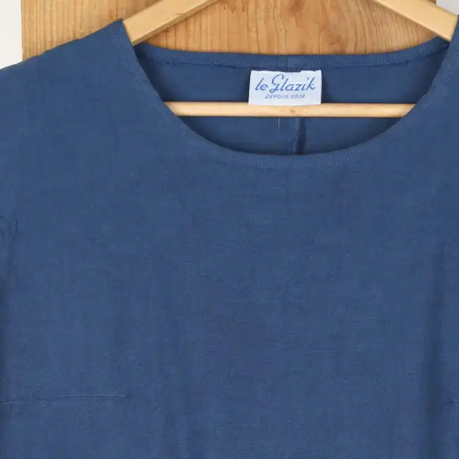 Marjolaine, Robe lin et coton naturel