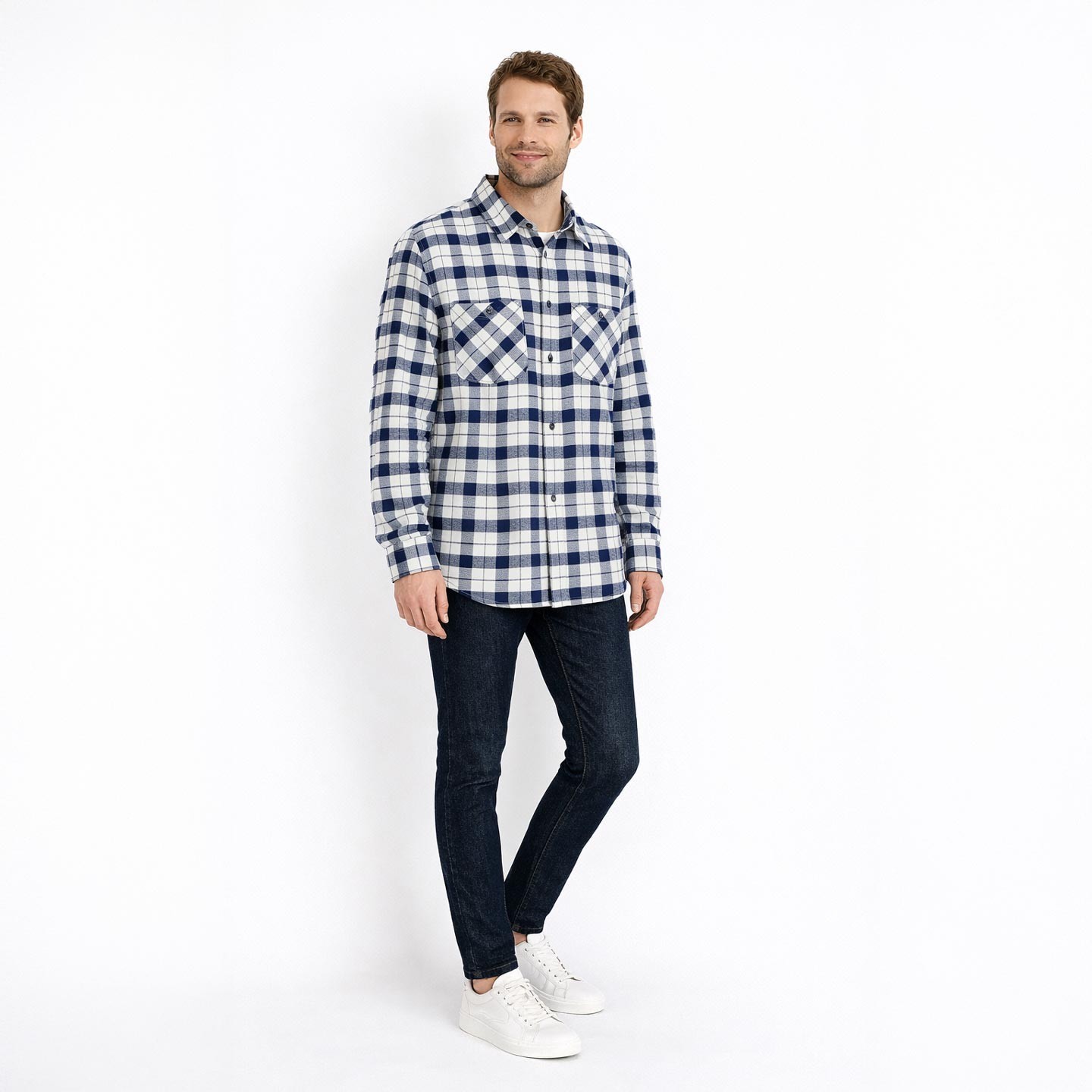 Colville, Winter overshirt 100% brushed cotton
