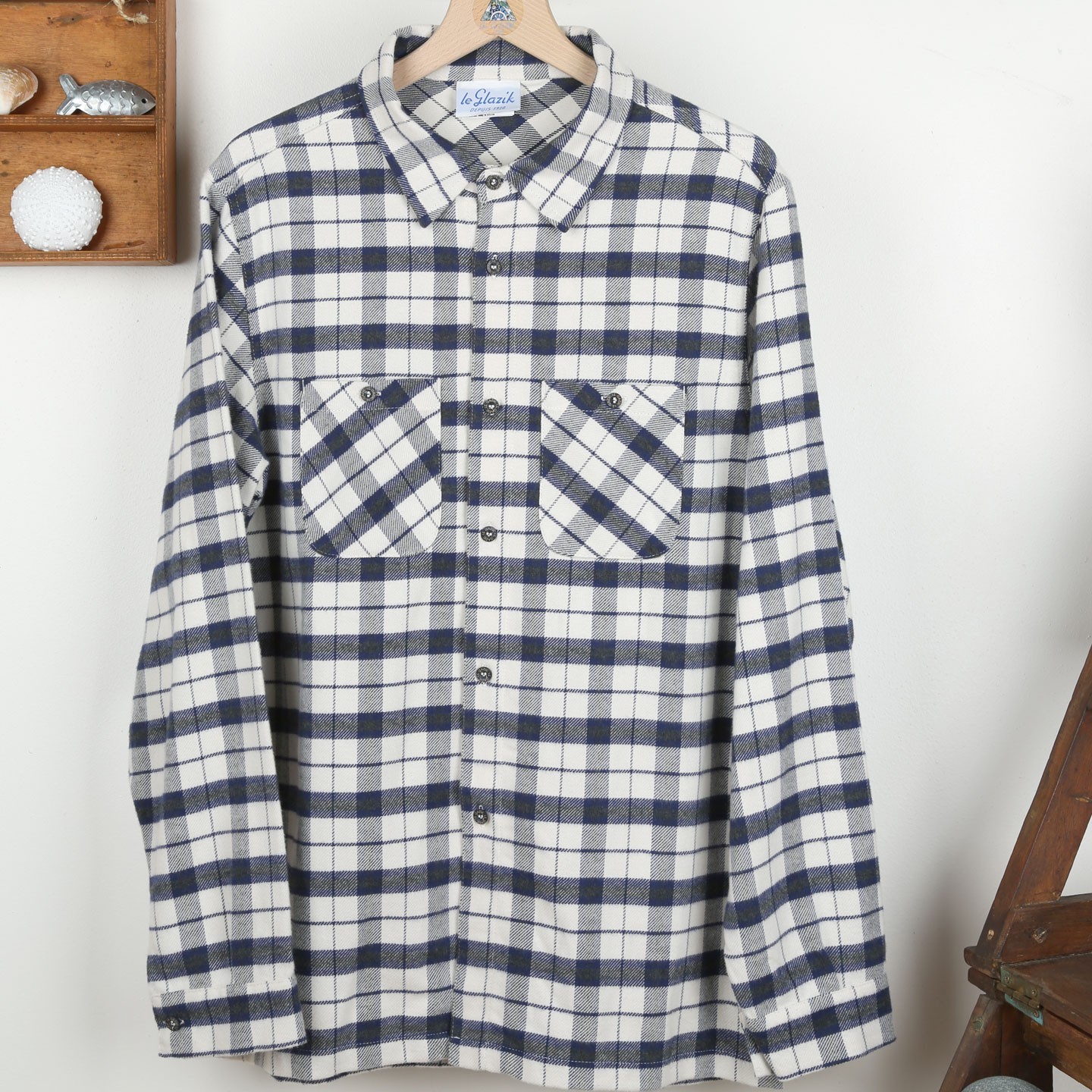Colville, Surchemise d'hiver 100% coton gratté