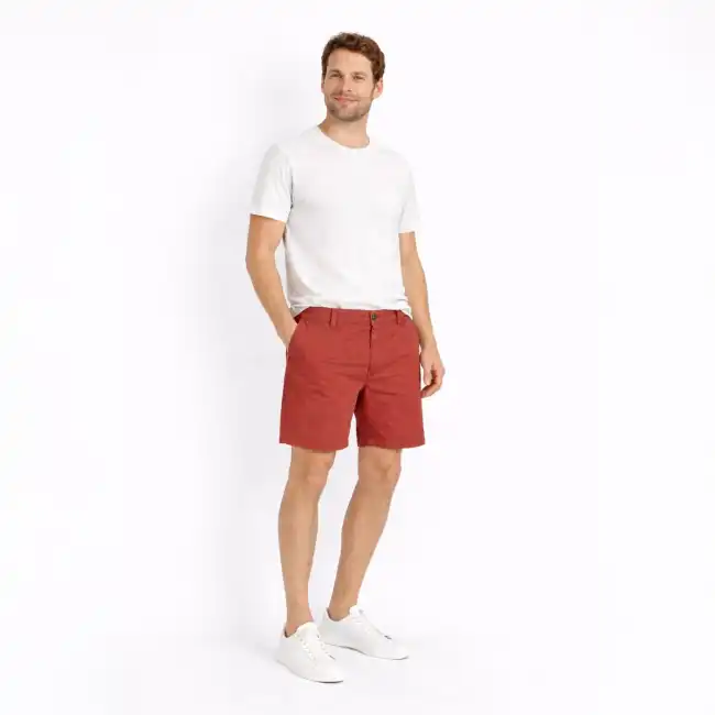 Carnac, Short en toile coton Bio Homme Le Glazik