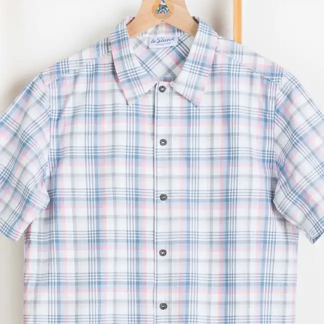 Capbreton, Chemise manche courte originale à carreaux