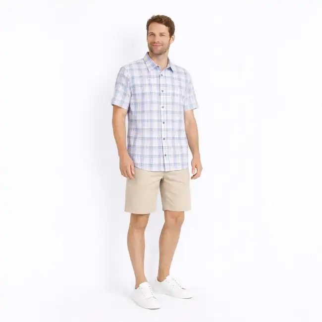 Capbreton, Chemise manche courte originale à carreaux
