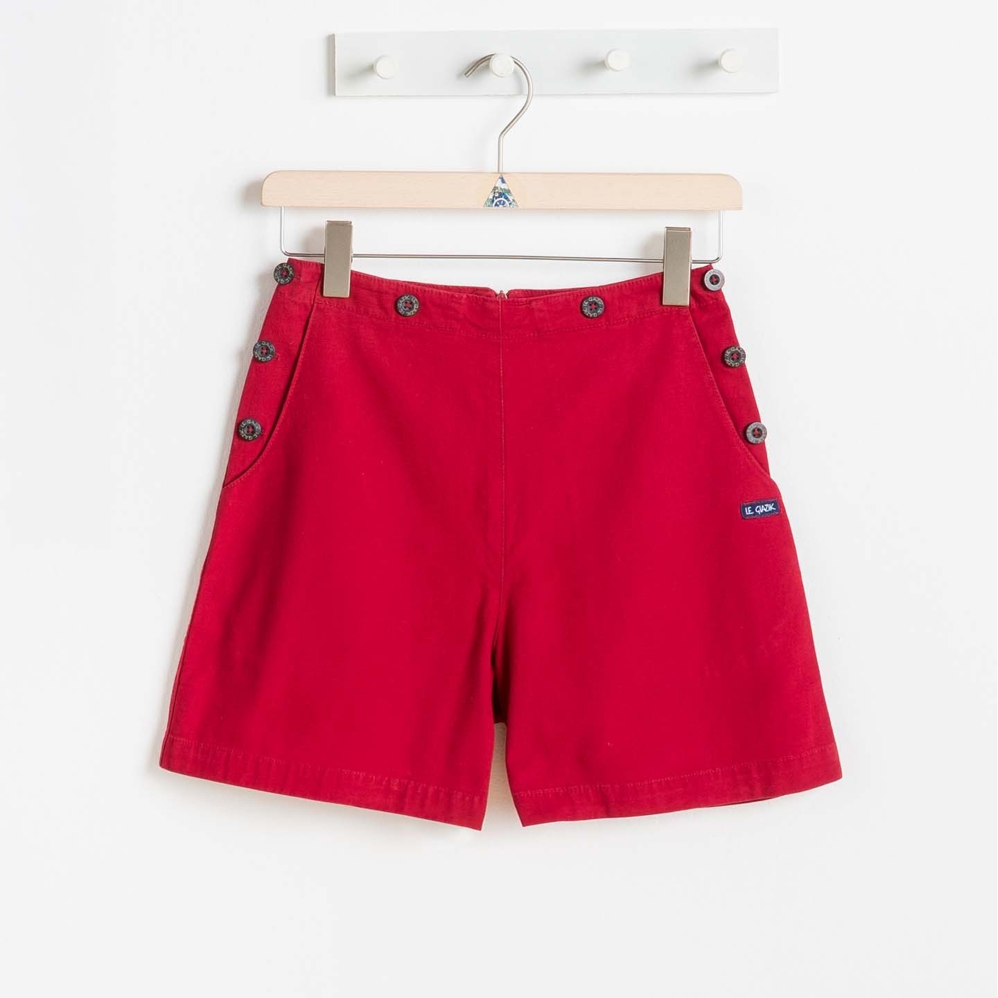 Oakwood, Short à pont en toile stretch kermes