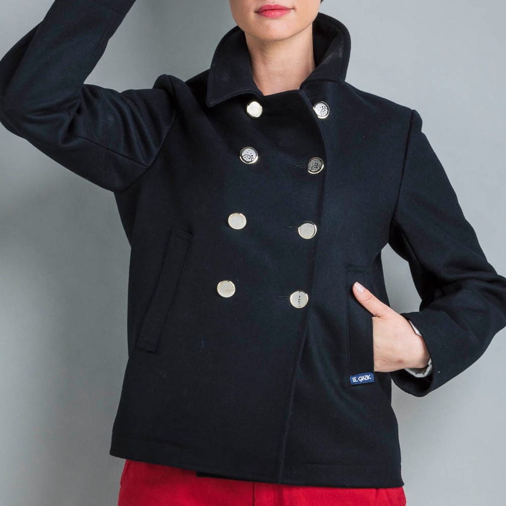 manteau caban femme court