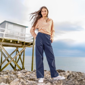 Ponton, pantalon à pont authentique