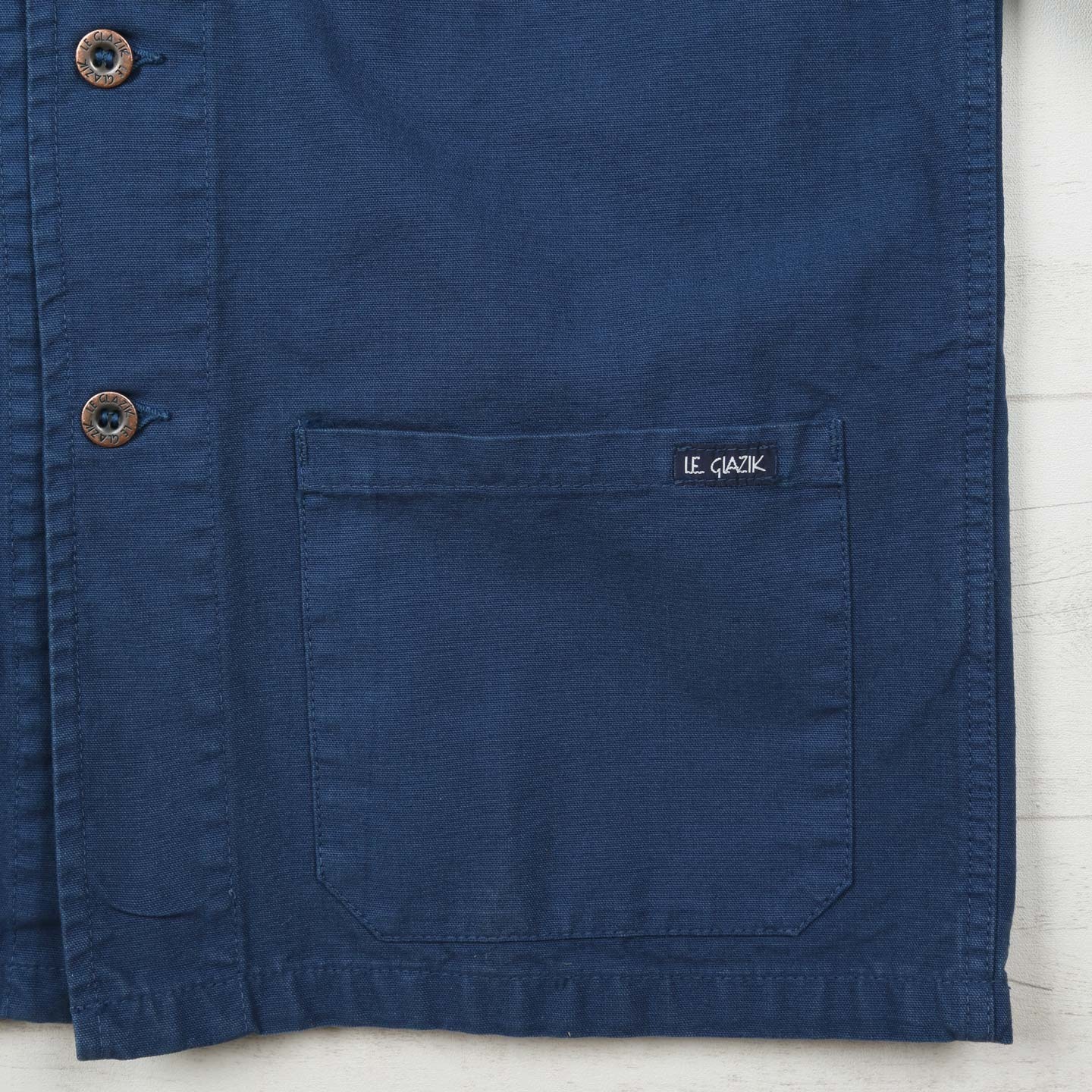 Florient, 100% organic-cotton sailor's jacket indigo