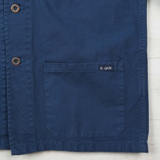 Florient, veste homme en coton biologique indigo