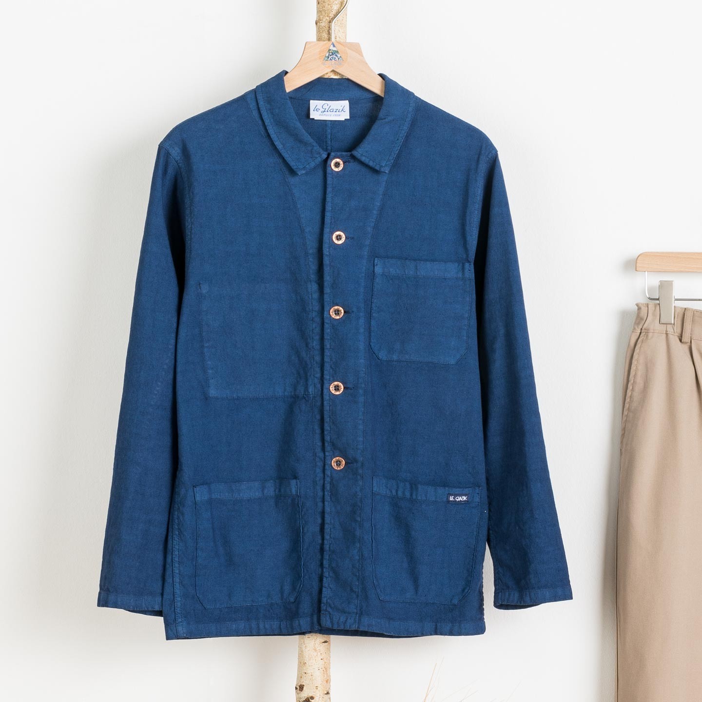 Fargue - Linen and coton Jacket encrier