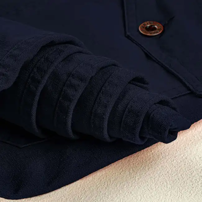 Pornic, Men pants in organic cotton and straight cut