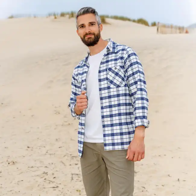 Colville, Winter overshirt 100% brushed cotton