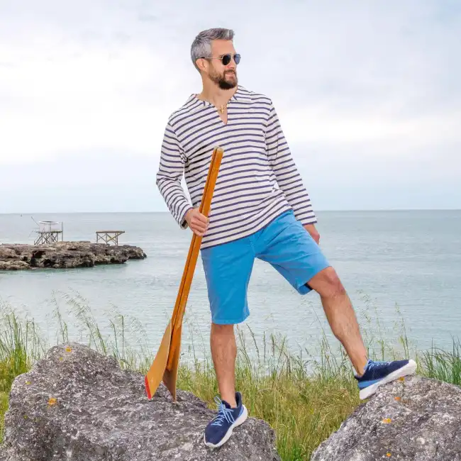 Rosier, Vareuse mixte en Jersey rayé
