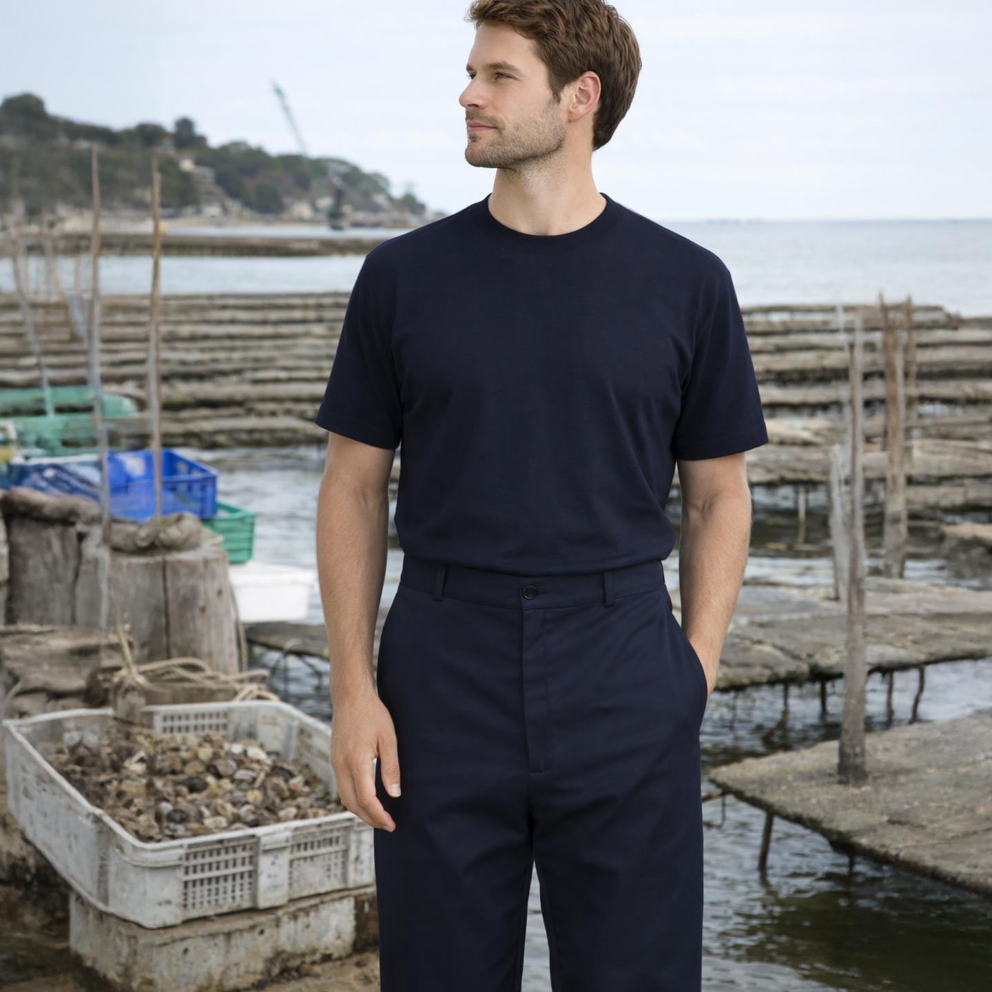 Sailors' pants for professionals oyster farmer