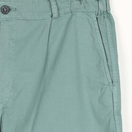 Balane, Right Gabardine stretch canvas Bermuda Shorts romarin