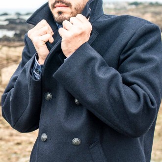Authentic Breton Molène Peacoat – Made in France | Le Glazik Bretagne Cooperative