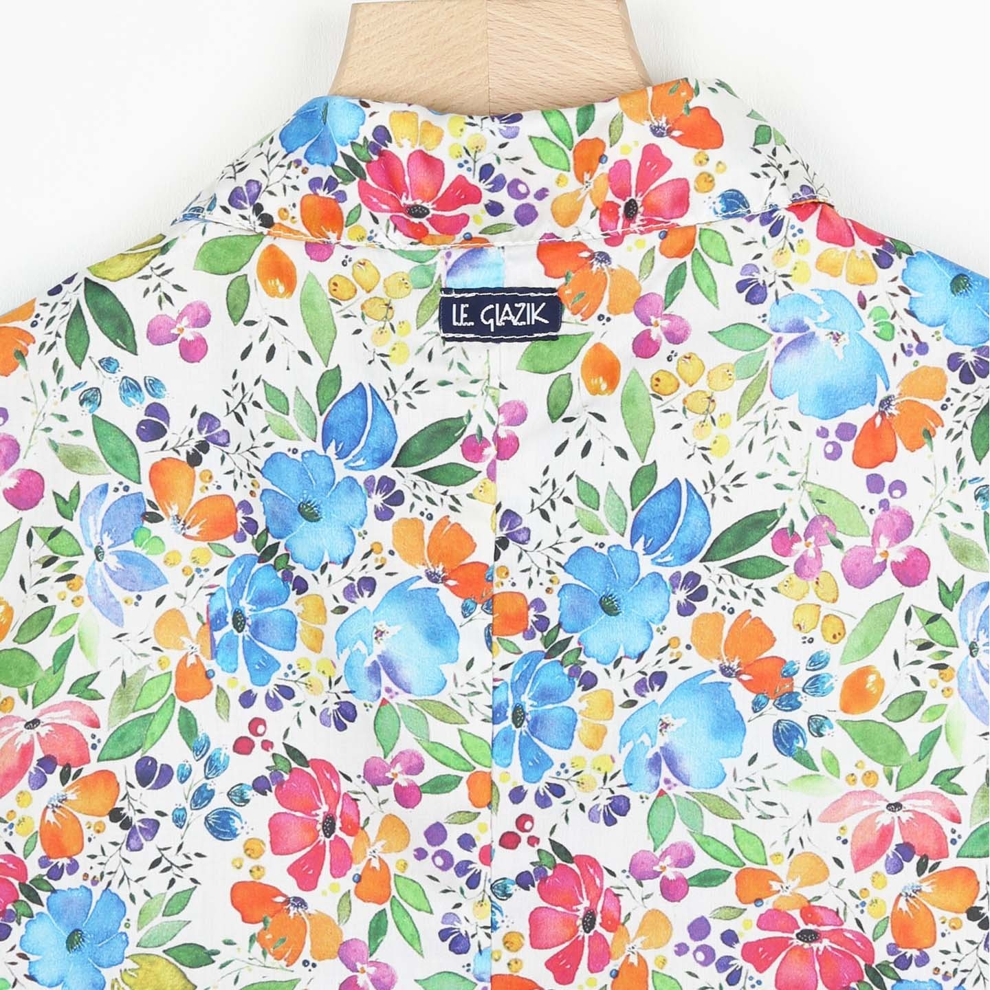 Magliana, sateen Blouse in superior cotton