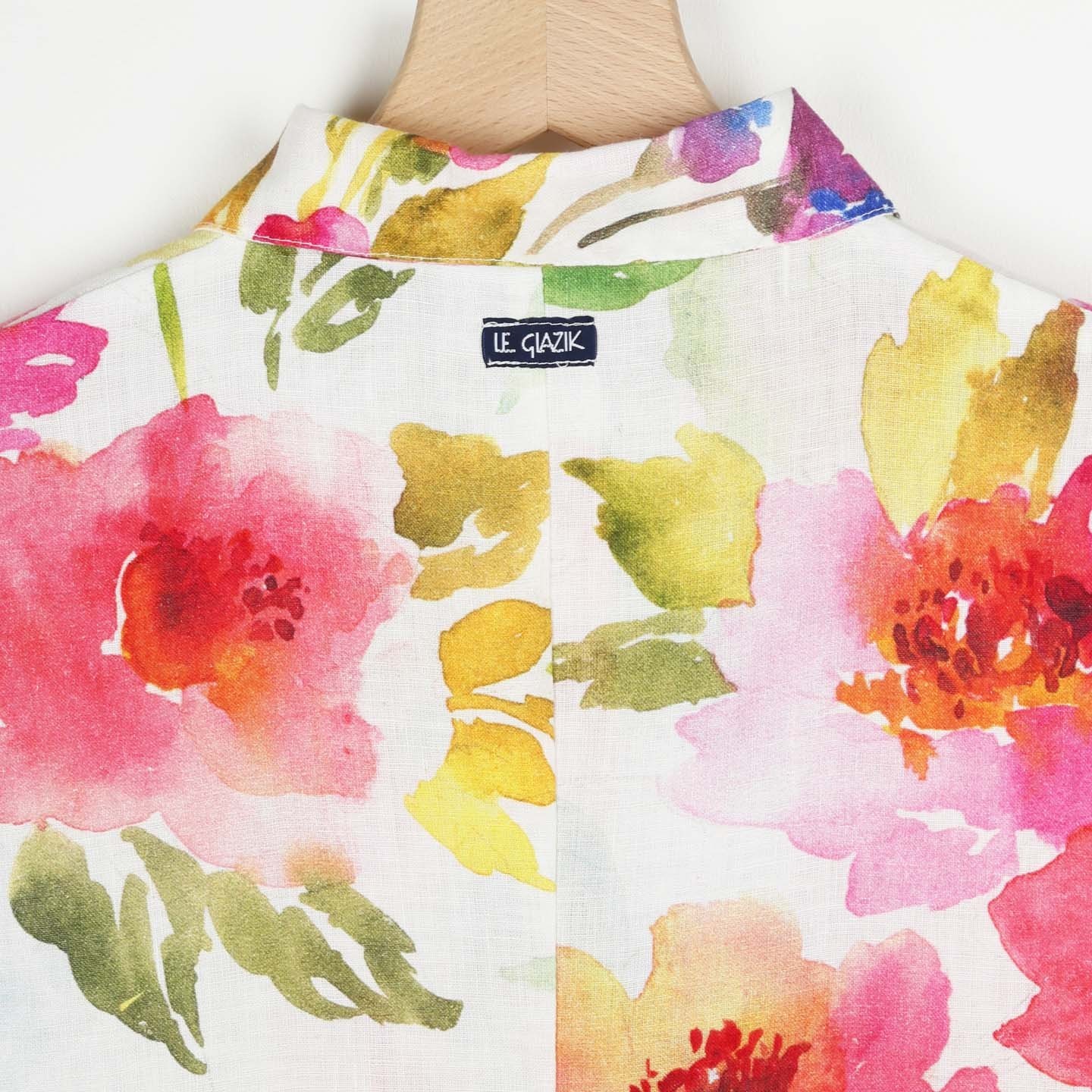 Madeline, Impresionnist-style Linen Blouse