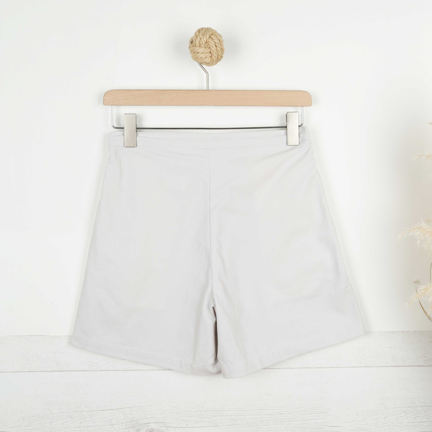 Odélia, Jupe-Short en Coton stretch NACRE
