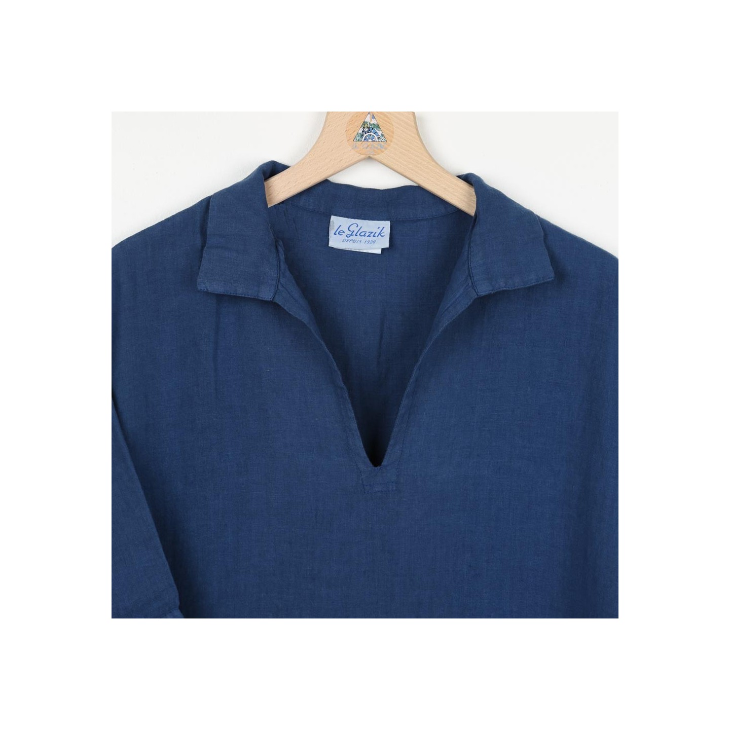 Vaccares Linen smock Le Glazik ink