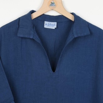 Vaccares Linen smock Le Glazik ink