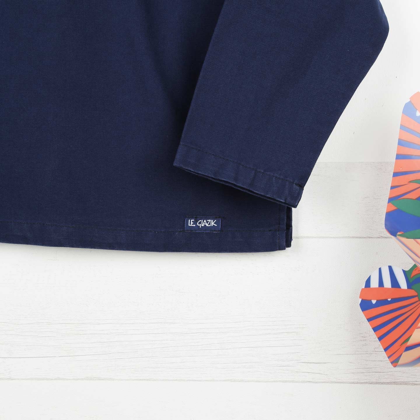 Chalutier, Vareuse authentique en coton bio enfant marine