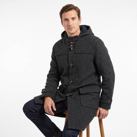 Gallion, Duffle-Coat Long en Double-Face Anthracite