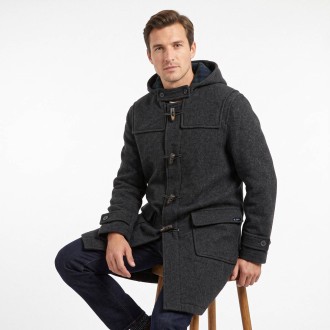 Gallion, Duffle-Coat Long en Double-Face Anthracite