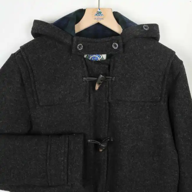 Gallion, Duffle-Coat Long en Double-Face Anthracite