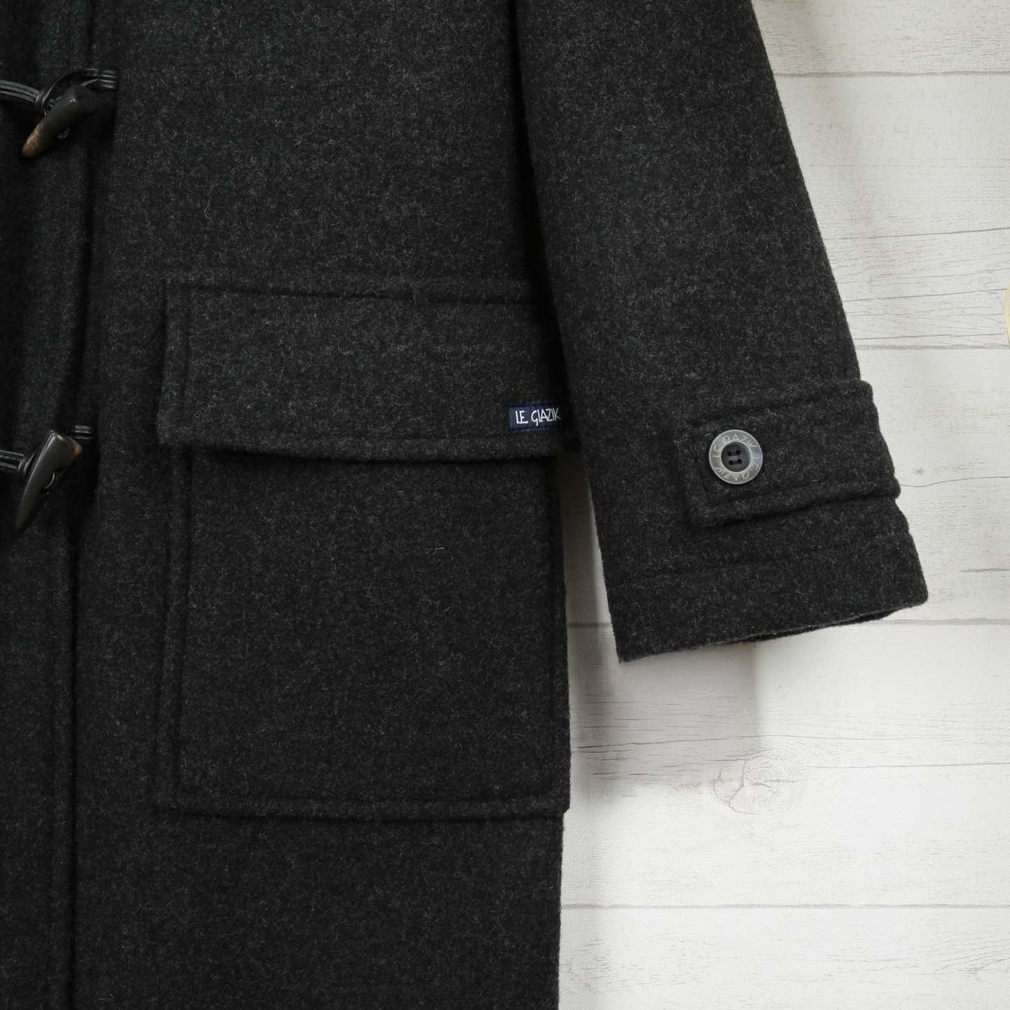 Gallion, Duffle-Coat Long en Double-Face Anthracite