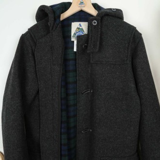 Gallion, Duffle-Coat Long en Double-Face Anthracite