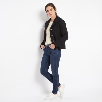 Barletta, Manteau Court Large Col