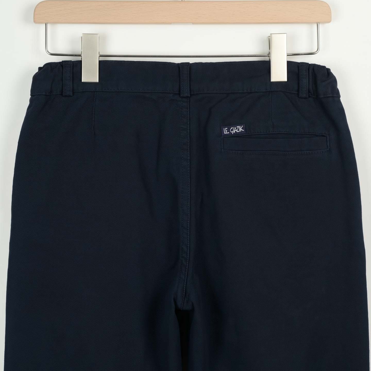 Pissaro, Pantalon en gabardine stretch Le Glazik Prusse