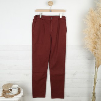 Picador Pantalon homme Le Glazik Chino brique