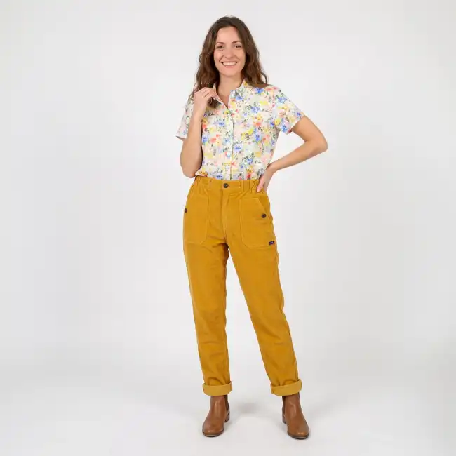 Laponie, Velvet Corduroy Pants woman Le Glazik Pikkles